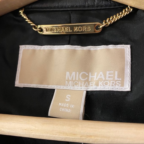 Brand New MICHAEL KORS Leather Jacket - Picture 8 of 10